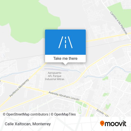 Mapa de Calle Xaltocan