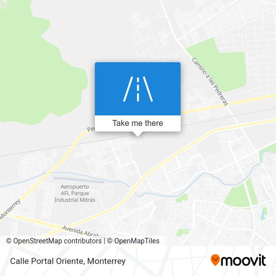 Mapa de Calle Portal Oriente