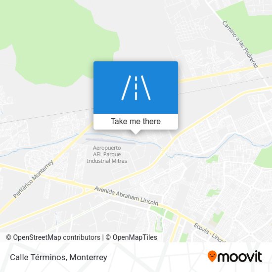 Calle Términos map