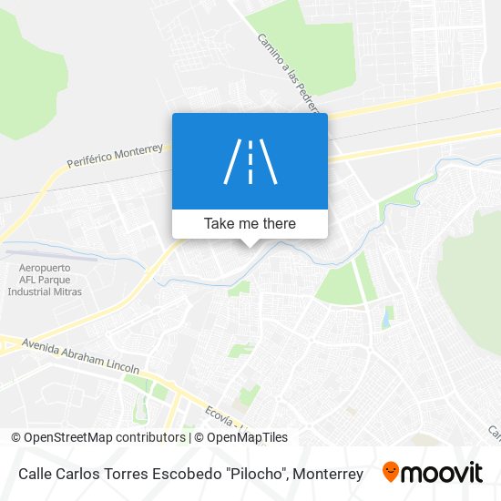 Mapa de Calle Carlos Torres Escobedo "Pilocho"