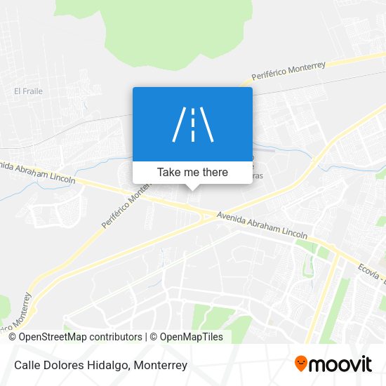 Mapa de Calle Dolores Hidalgo