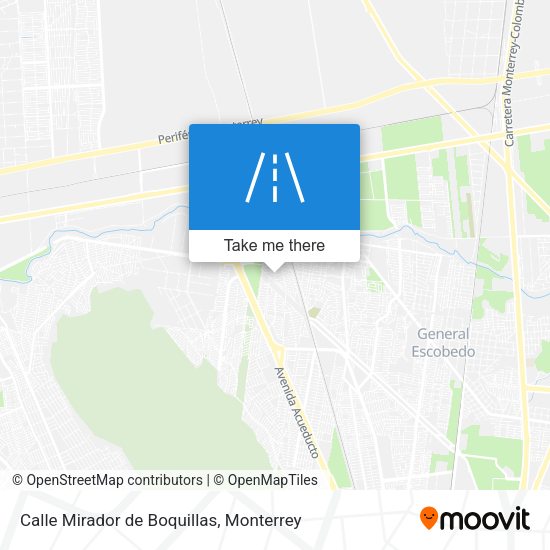 Calle Mirador de Boquillas map