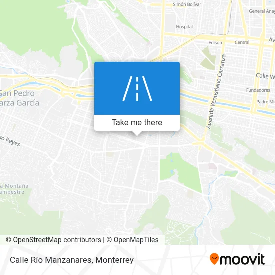 Calle Río Manzanares map