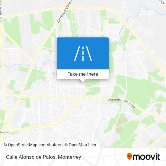Mapa de Calle Alonso de Palos