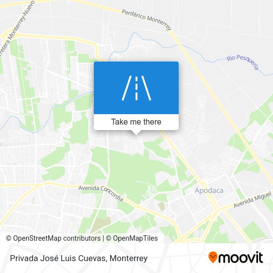 Privada José Luis Cuevas map