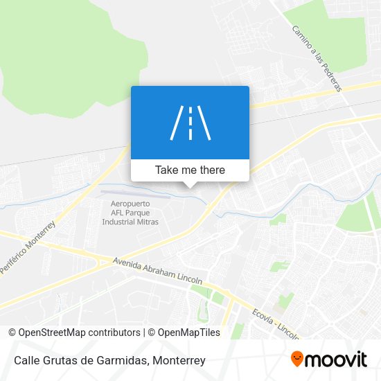 Calle Grutas de Garmidas map