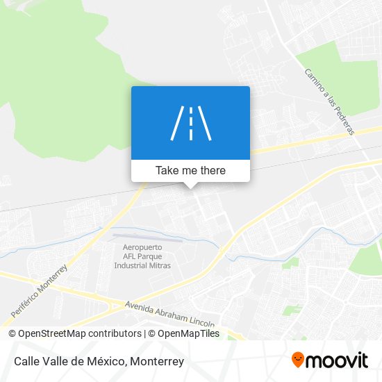 Calle Valle de México map