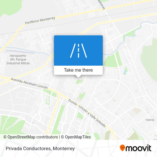 Mapa de Privada Conductores