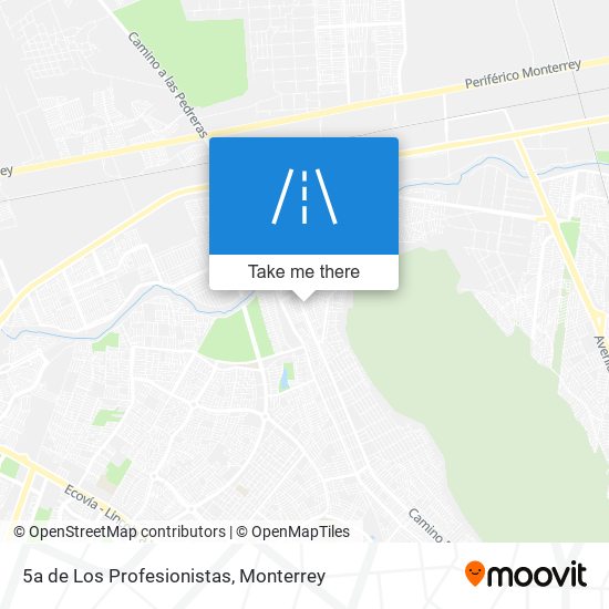 Mapa de 5a de Los Profesionistas