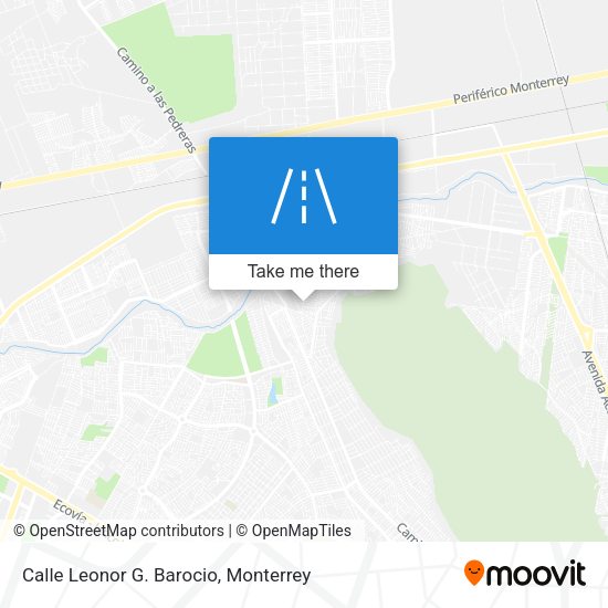 Calle Leonor G. Barocio map