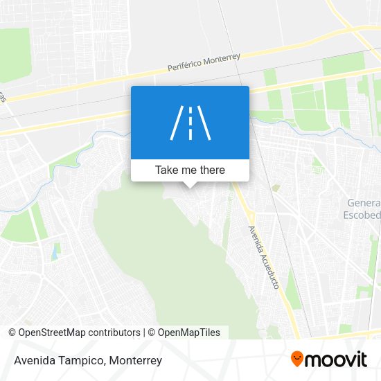 Mapa de Avenida Tampico