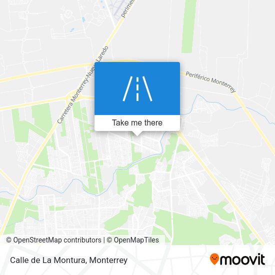 Calle de La Montura map