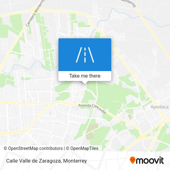 Calle Valle de Zaragoza map