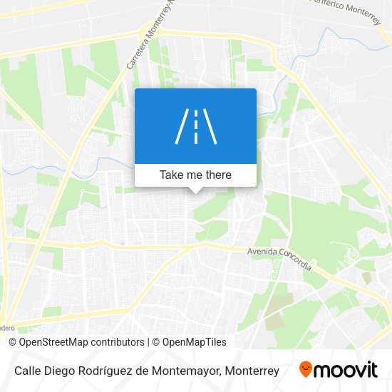 Calle Diego Rodríguez de Montemayor map