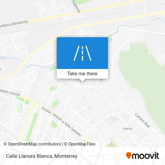 Mapa de Calle Llanura Blanca