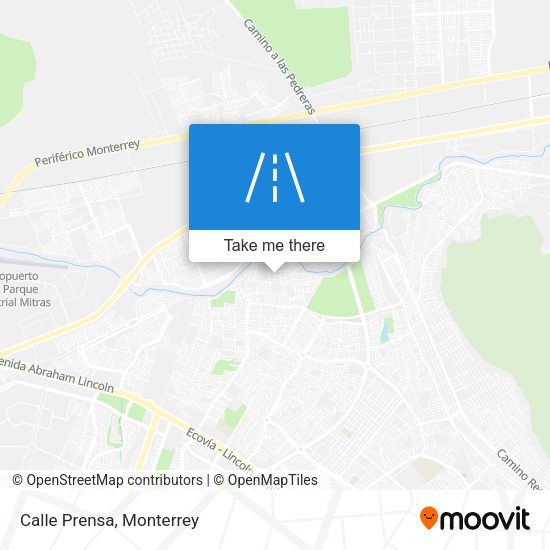 Mapa de Calle Prensa
