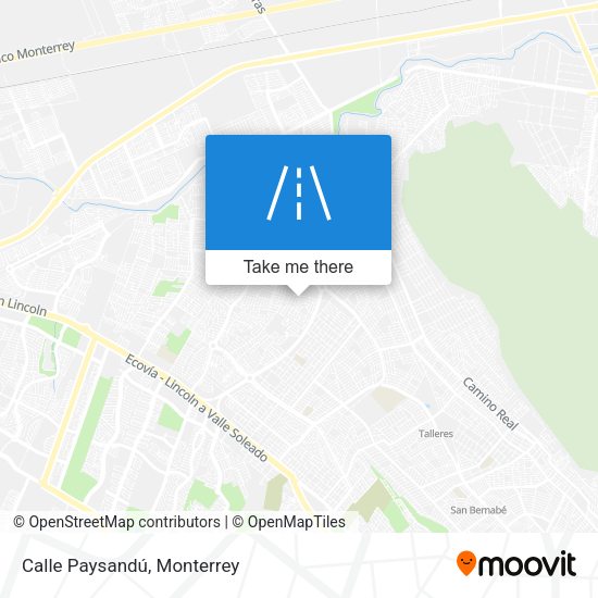 Mapa de Calle Paysandú