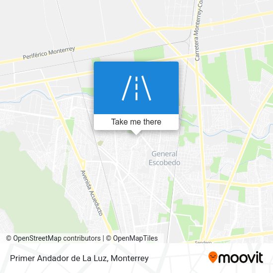 Mapa de Primer Andador de La Luz