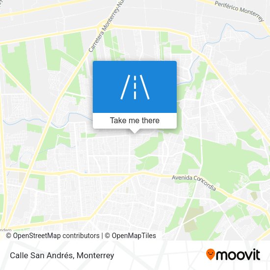 Calle San Andrés map