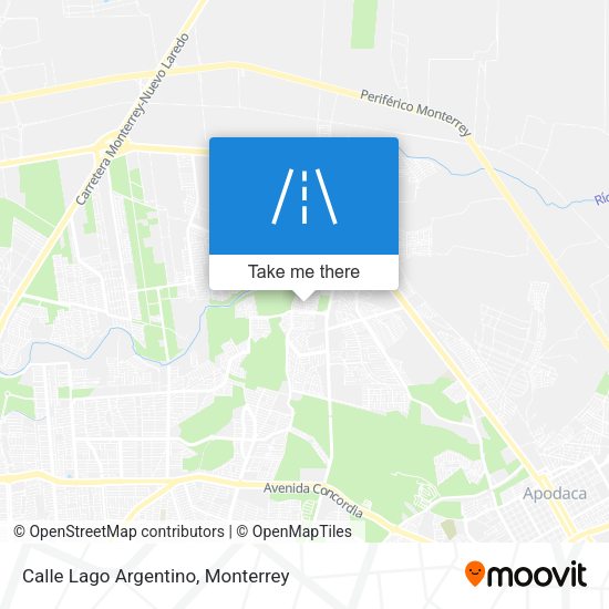 Mapa de Calle Lago Argentino