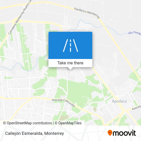 Callejón Esmeralda map