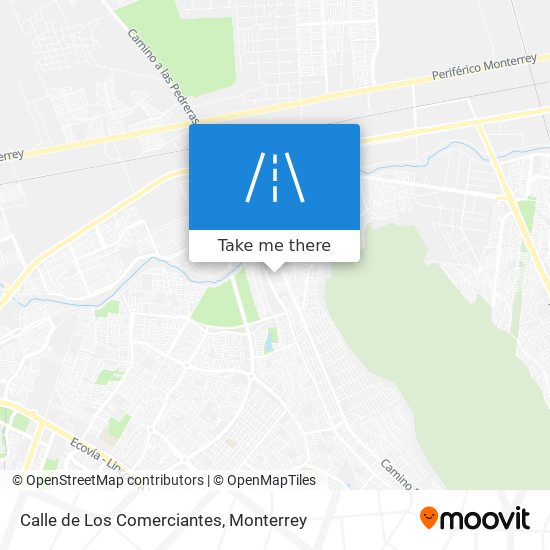 Mapa de Calle de Los Comerciantes