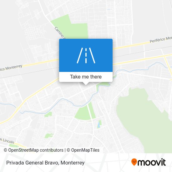 Privada General Bravo map