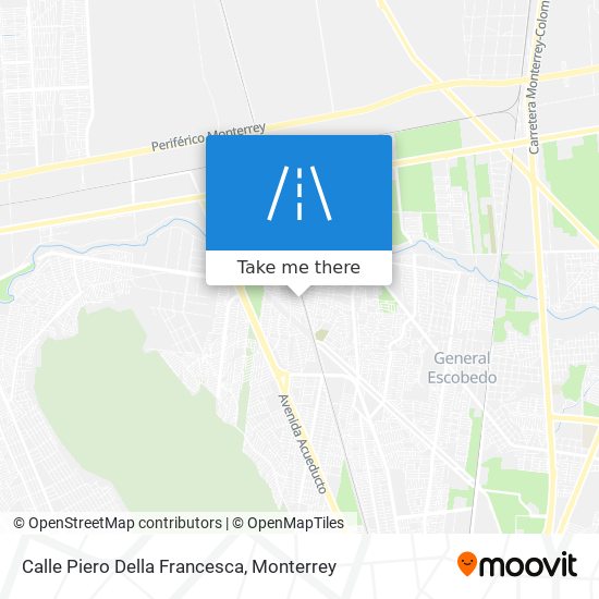 Mapa de Calle Piero Della Francesca