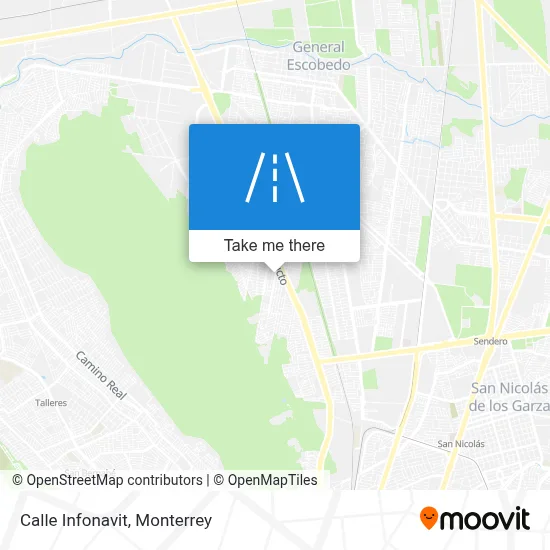 Calle Infonavit map