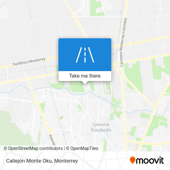 Mapa de Callejón Monte Oku