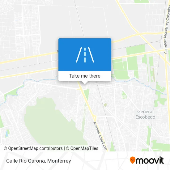 Mapa de Calle Río Garona