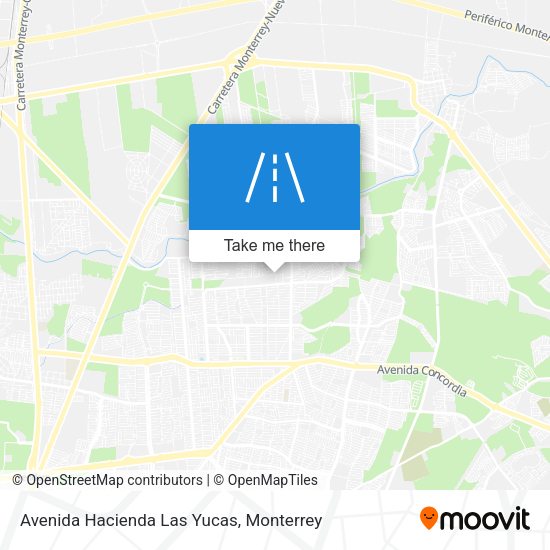 Mapa de Avenida Hacienda Las Yucas