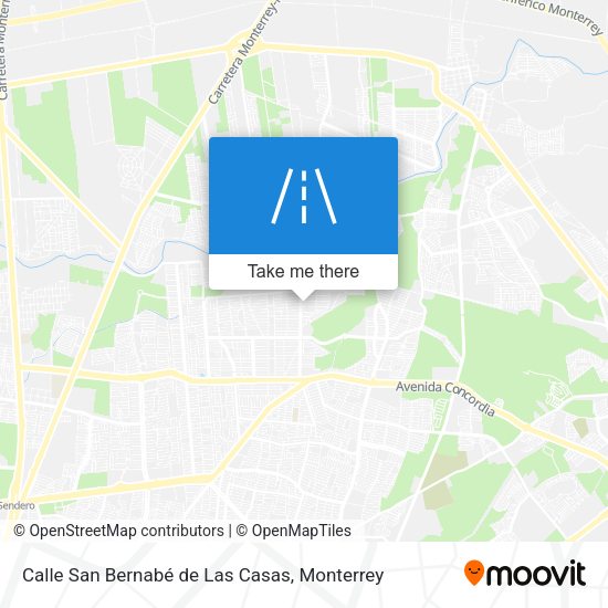 Mapa de Calle San Bernabé de Las Casas