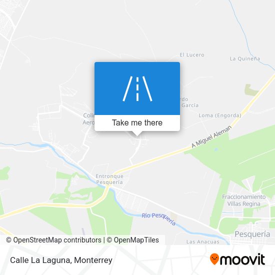 Mapa de Calle La Laguna