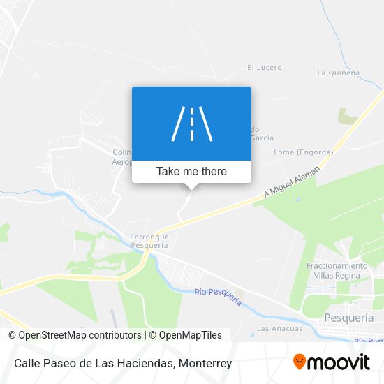 Calle Paseo de Las Haciendas map