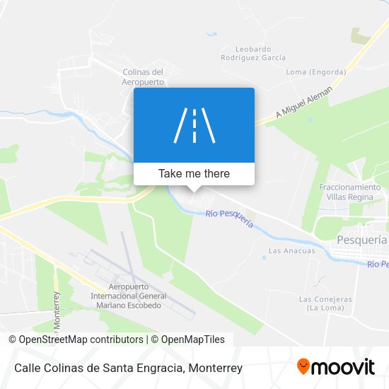 Mapa de Calle Colinas de Santa Engracia