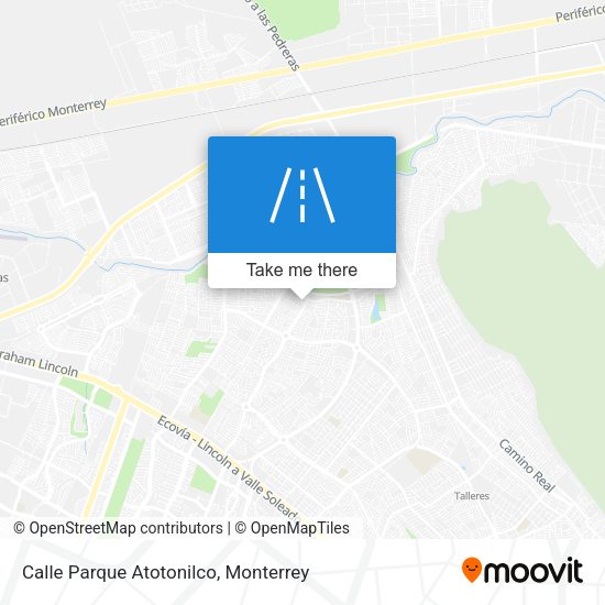 Mapa de Calle Parque Atotonilco