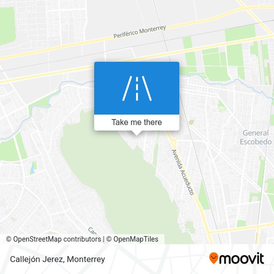 Callejón Jerez map