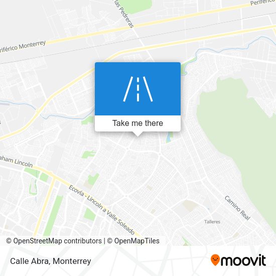 Mapa de Calle Abra