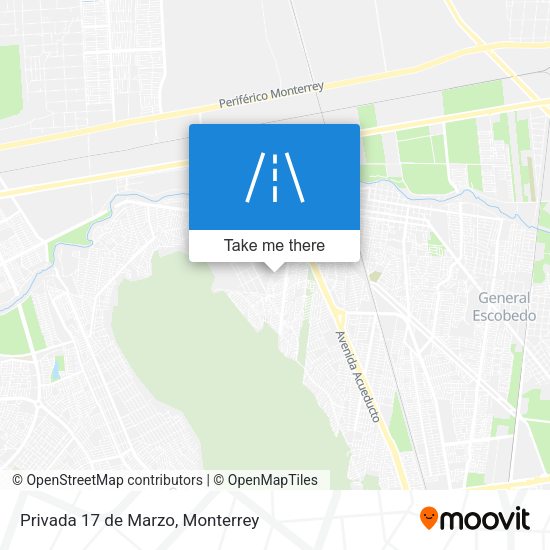 Mapa de Privada 17 de Marzo