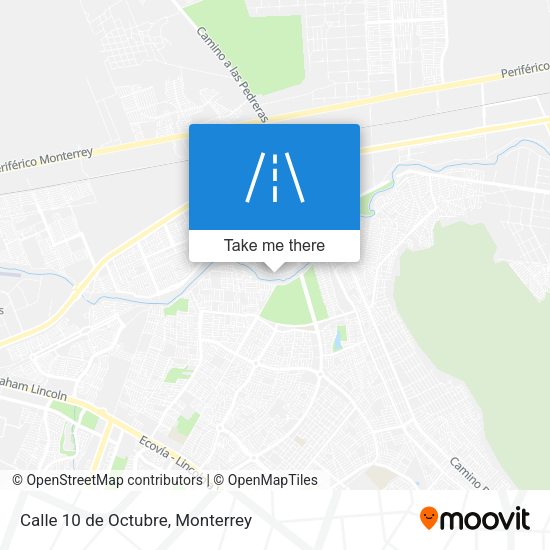 Calle 10 de Octubre map