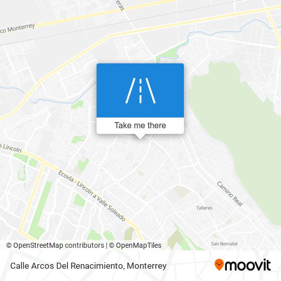 Mapa de Calle Arcos Del Renacimiento