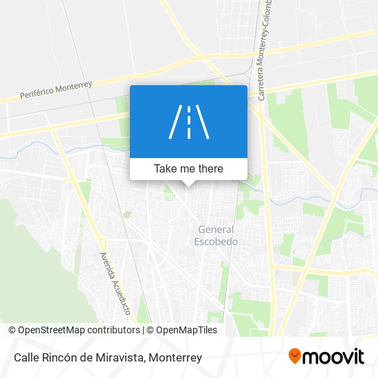 Mapa de Calle Rincón de Miravista