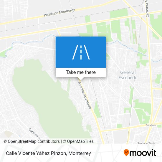 Mapa de Calle Vicente Yáñez Pinzon