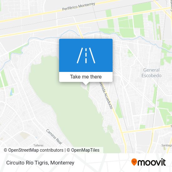 Circuito Río Tigris map
