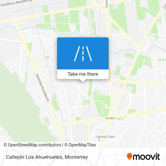 Callejón Los Ahuehuetes map