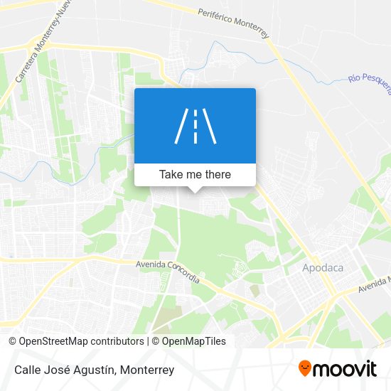 Calle José Agustín map