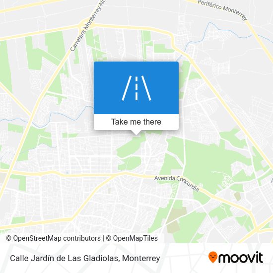 Calle Jardín de Las Gladiolas map