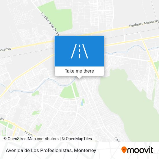Avenida de Los Profesionistas map