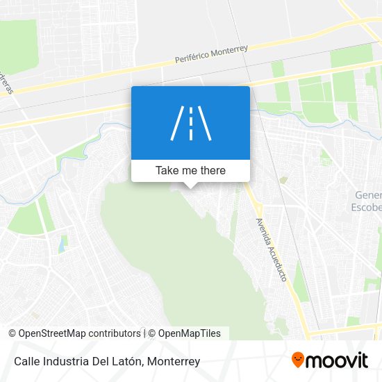 Mapa de Calle Industria Del Latón
